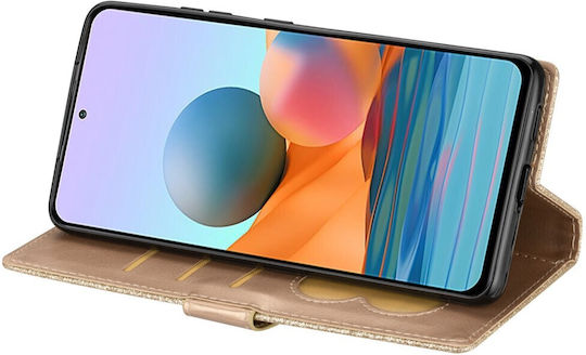 Samsung Портмоне Изкуствена кожа Златист (Samsung Galaxy A55)
