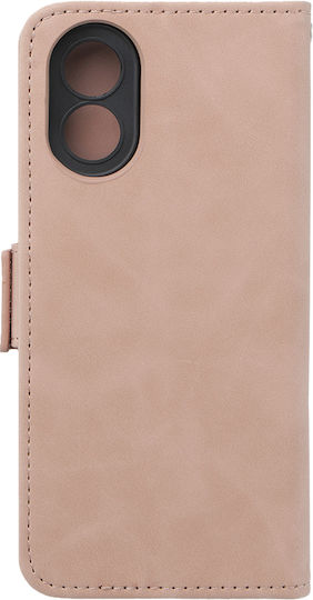 Oppo Book Synthetic Leather / Plastic / Silicone Pink (Oppo A38 4G)