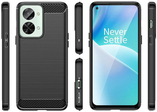 Erbord Back Cover Plastic / Silicon Negru (OnePlus Nord 2T)