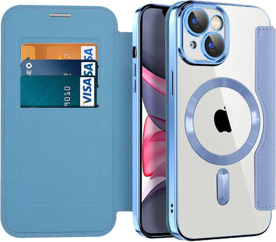 Erbord Wallet Δερματίνης / Σιλικόνης Μπλε (iPhone 15)