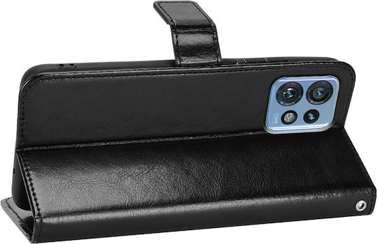 Wallet Piele artificială Negru (Motorola Edge 40 Pro)