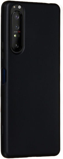 Back Cover Σιλικόνης Μαύρο (Xperia 1 II)