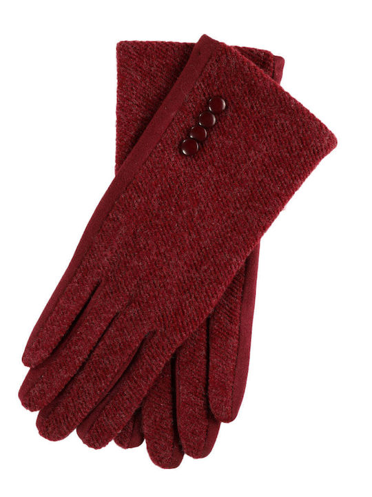 Achilleas Accessories Unisex Gloves Burgundy