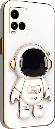 Back Cover Silicon Alb (Vivo Y33s)
