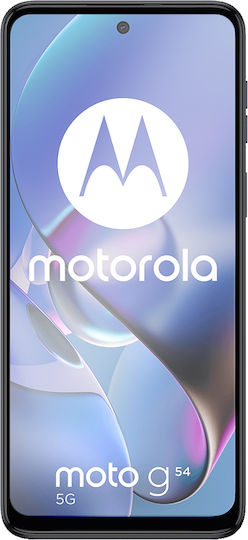 Motorola 0.3mm Full Face Tempered Glass Μαύρο (Motorola Moto G54 5G)