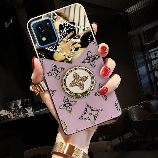 Back Cover Σιλικόνης / Πλαστικό Μωβ (Vivo Y01)