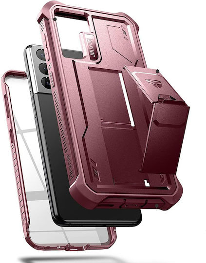 Dexnor 360 Full Cover Κόκκινο (Galaxy S21 5G)