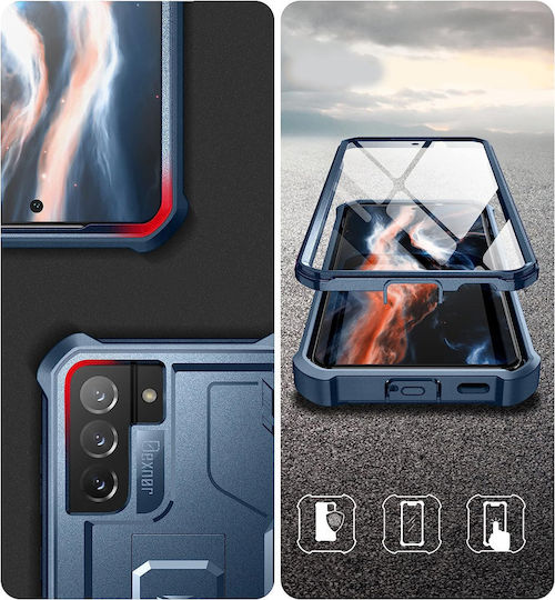 Dexnor 360 Full Cover Albastru marin (Galaxy S21 FE 5G - Galaxy S21 FE 5G)