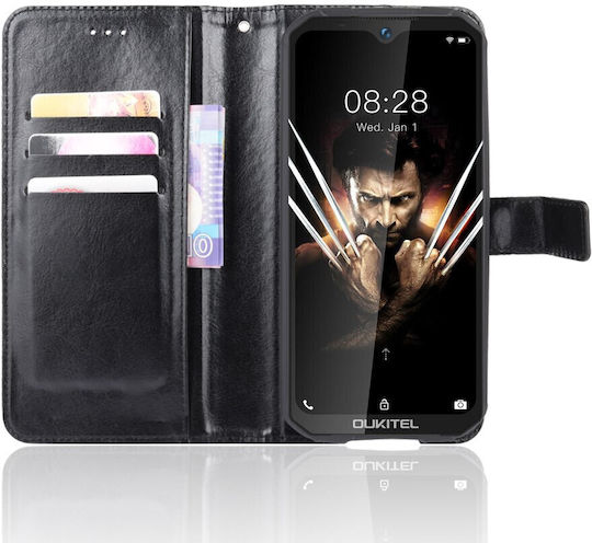 Oukitel Портмоне Изкуствена кожа / Пластмаса / Силикон Черен (Oukitel WP6)