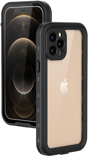 Redpepper Ip68 С пълно покритие (360°) 2мм Водоустойчив Черен (iPhone 12 / 12 Pro)
