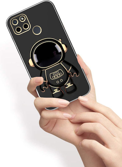 Realme Astronaut Back Cover Silicone Black (Realme C21Y, Realme C25Y)