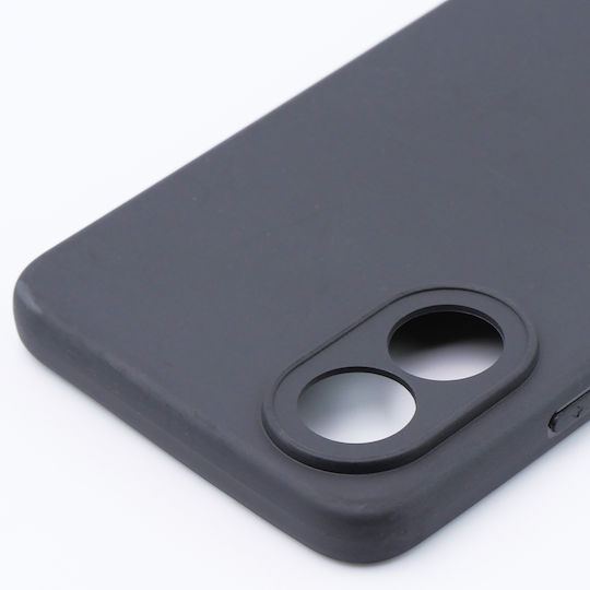 Oppo Back Cover Σιλικόνης Μαύρο (Oppo A38 4G)