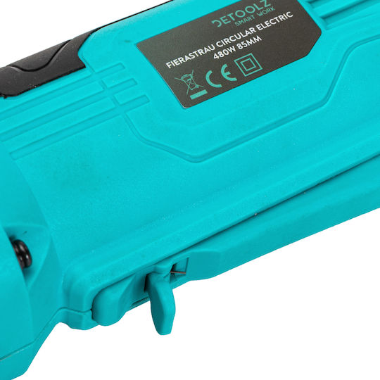 Detoolz Δισκοπρίονο 480W με Σύστημα Αναρρόφησης