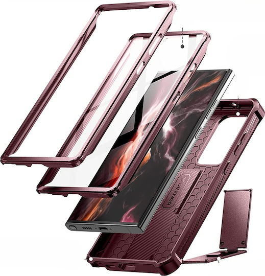 Dexnor 360 Full Cover Roșu (Galaxy S23 Ultra)