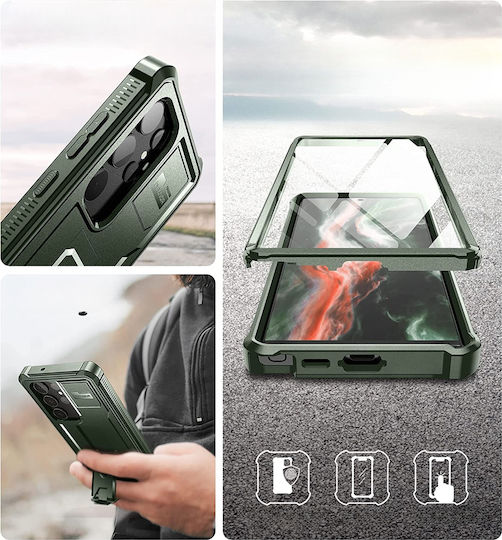 Dexnor 360 Full Cover Πράσινο (Galaxy S23 Ultra)