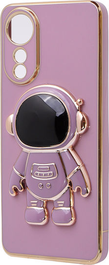 Oppo Astronaut Back Cover Silicone Purple (Oppo A78 4G)