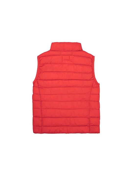 Guess Kids Casual Jacket Sleeveless Chili Red