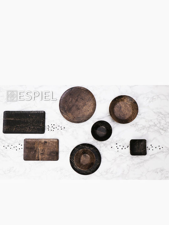 Espiel Hybrid Set Decorative de Platouri Dreptunghiulare Din lemn Verzi 6buc 26.5x32.5buc