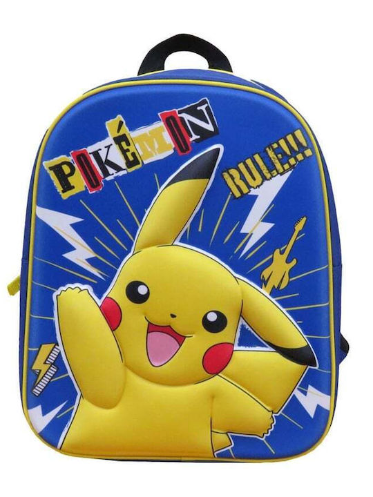 Pokemon Ghiozdan Grădinița Pikachu Ghiozdan De Spate Grădiniță Multicolor