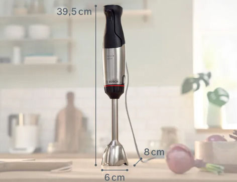 Bosch Serie 6 Ραβδομπλέντερ με Ανοξείδωτη Ράβδο 1000W Ασημί