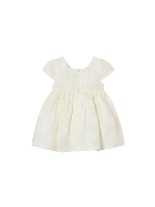 Mayoral Kids Dress Short Sleeve White