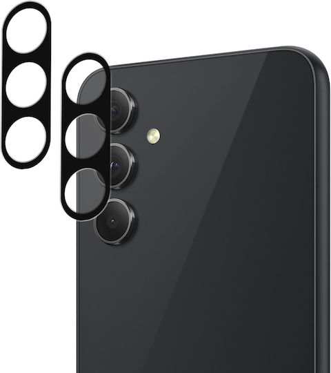 Erbord Camera Protection Tempered Glass Black for the Galaxy A54