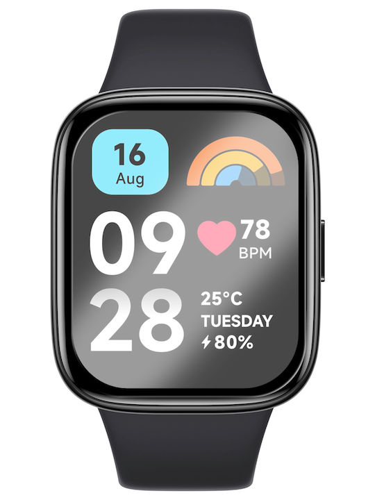 Erbord Vollflächig gehärtetes Glas für das Redmi Watch 3 1Stück