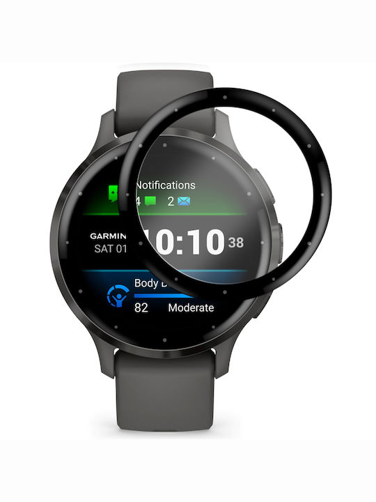 Erbord Full Face Tempered Glass pentru Garmin Forerunner 965 1buc