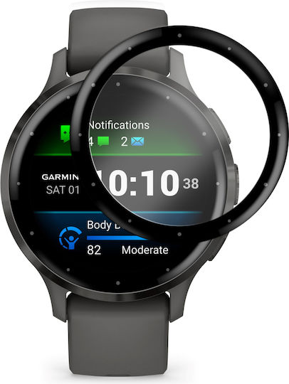 Erbord Full Face Tempered Glass για το Garmin Forerunner 965 1τμχ