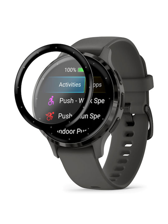 Erbord Full Face Tempered Glass pentru Garmin Forerunner 965 1buc