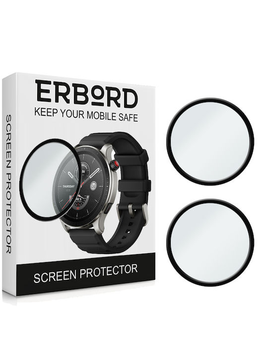 Erbord Full Face Tempered Glass for the Amazfit GTR 4 1pcs