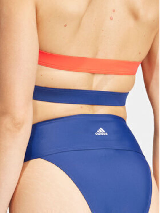 Sportswear Colorblock Set Bikini Μπουστάκι Ψηλόμεσο Μπλε