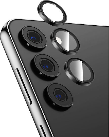 Erbord Kameraobjektiv Schwarz für (Samsung Galaxy S24+ Plus)