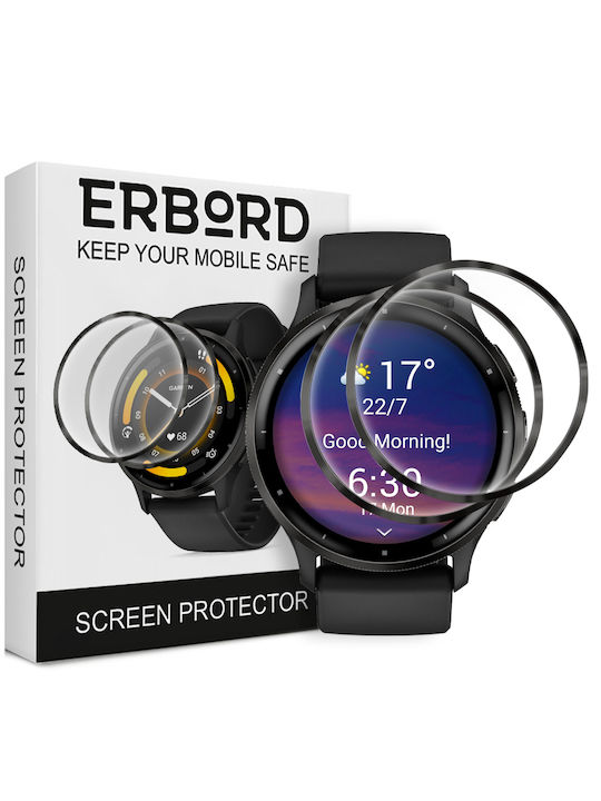 Erbord Full Face Tempered Glass για το Garmin Forerunner 965 1τμχ