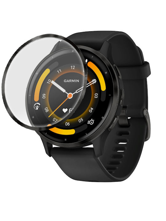 Erbord Full Face Tempered Glass για το Garmin Forerunner 965 1τμχ