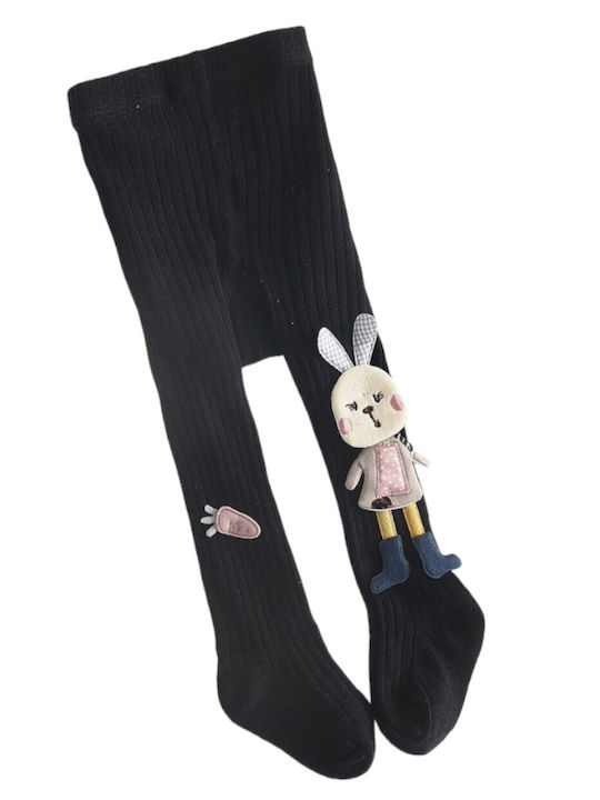 TakTakBaby Kinderstrumpfhose Gestreift Black