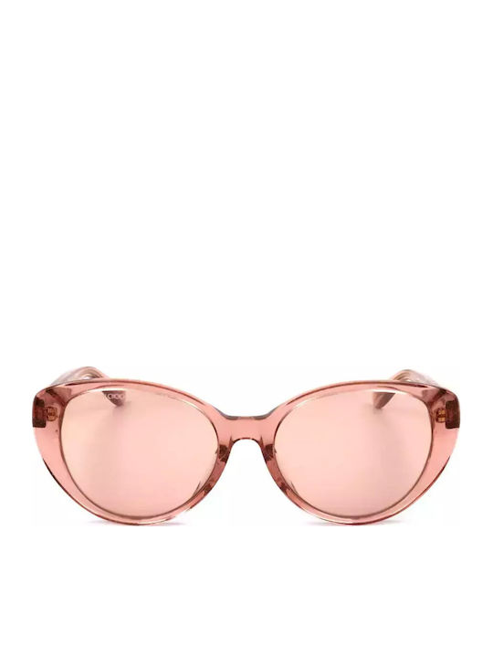 Jimmy Choo Women's Sunglasses with Pink Plastic Frame and Pink Mirror Lens