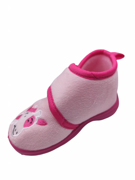 Hot Sand Kids Slippers Boots Pink