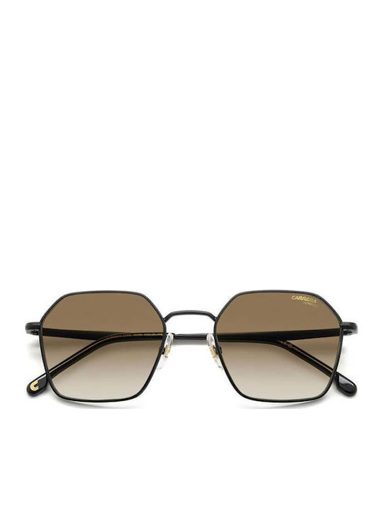 Carrera Unisex Γυαλιά Ηλίου με Μαύρο Μεταλλικό Σκελετό και Γκρι Ντεγκραντέ Φακό