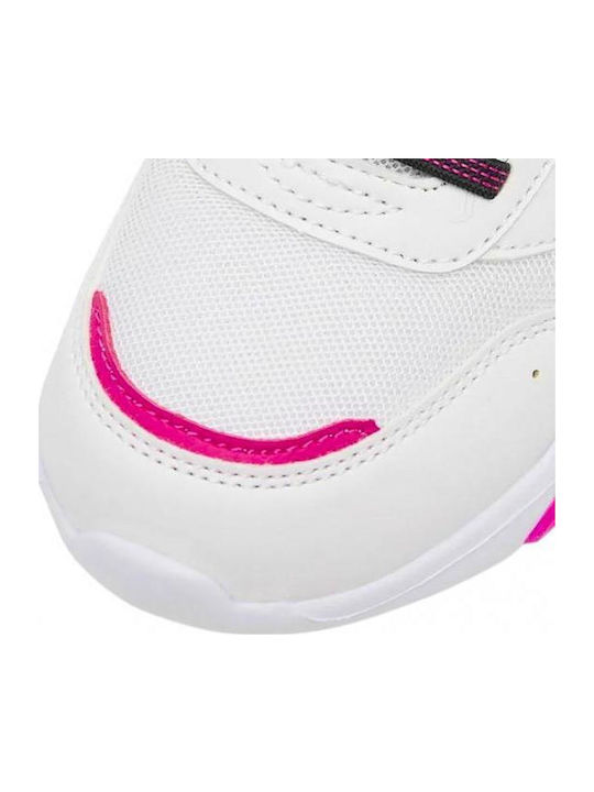 Wave G Ps Παιδικά Sneakers με Σκρατς & Φωτάκια Λευκά