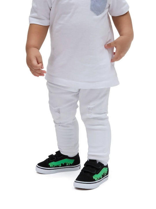 Old Skool OLD SKOOL V Kids Sneakers with Scratch Black