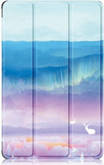 Deer In Mountains Flip Cover Durable Multicolour Huawei MatePad SE 10.4 2022