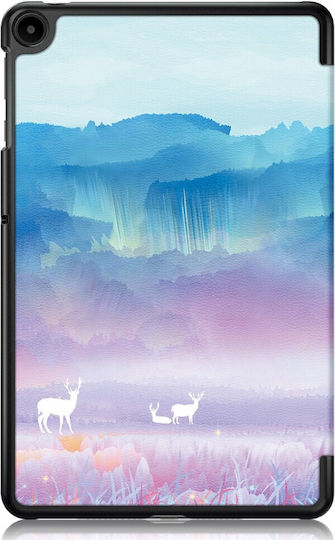 Deer In Mountains Flip Cover Durable Multicolour Huawei MatePad SE 10.4 2022