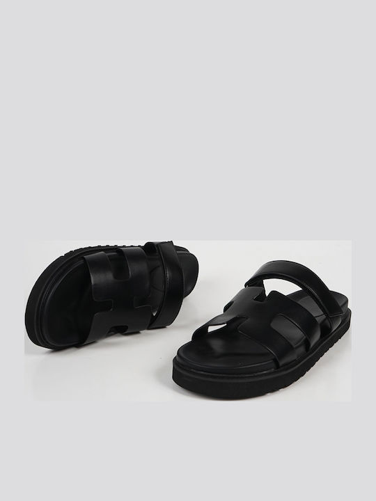 Sandale casual damă Flatforme în Culoare Negru