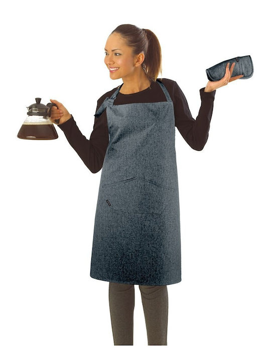 Guy Laroche Apron with Potholder and Kitchen Towel Black 50cm 5pcs