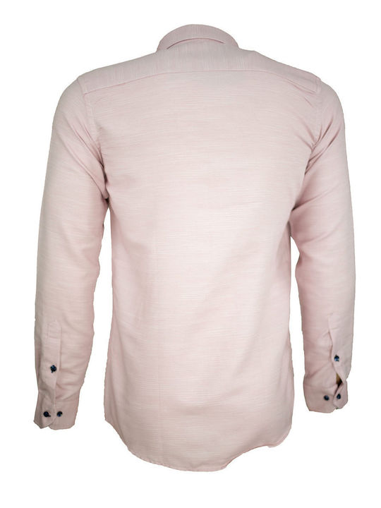 Canadian Country Men's Shirt Long Sleeve Pink