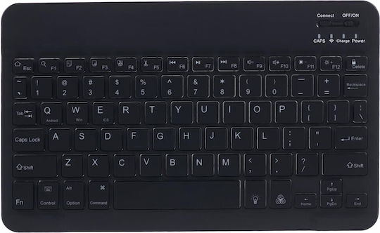 Flip Cover με Πληκτρολόγιο στα Αγγλικά US Μαύρη (Lenovo Tab M10 Plus Gen 3 TB-125F TB-128F)