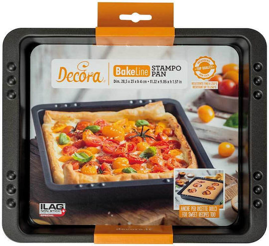 Decora Backform Aus Rostfreiem Stahl 23x28,5cm