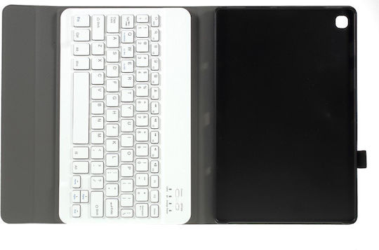 Flip Cover mit Tastatur Englisch US Rosa für Samsung Galaxy Tab S5e SM-T720