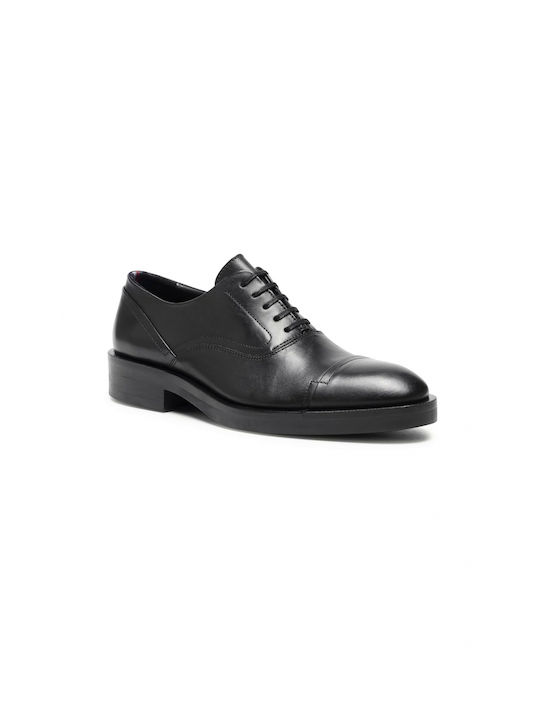 Tommy Hilfiger Piele Mocasini barbati in Negru Culori